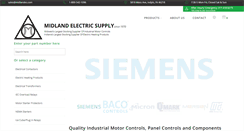 Desktop Screenshot of midlandelectricsupply.com